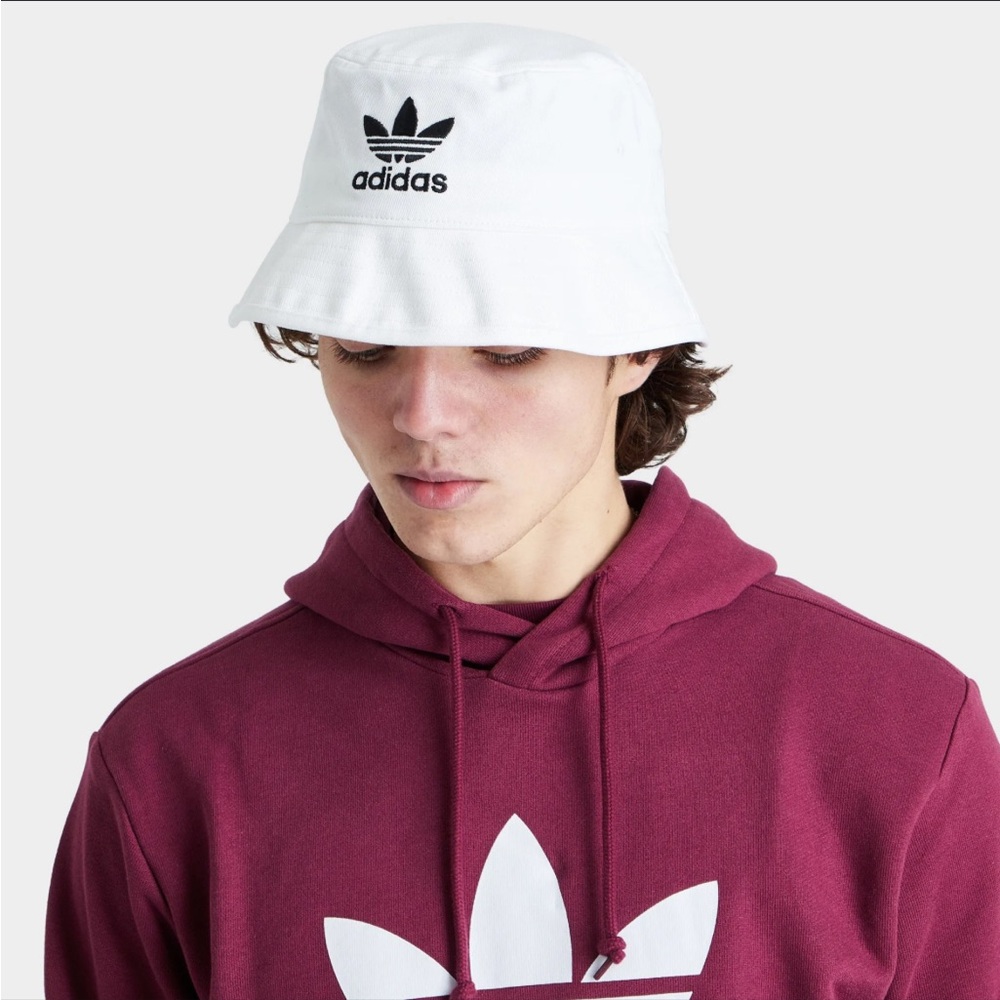 Adidas White Bucket Hat